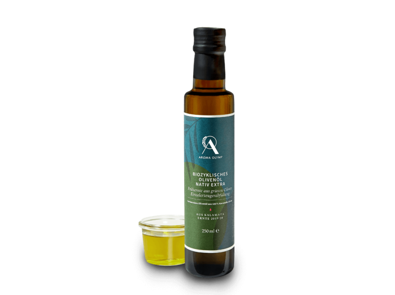Aroma Olymp Biozyklisches Olivenöl Nativ Extra Frühernte 250 ml