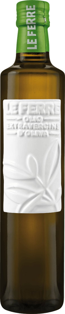 Le Ferre Olivenöl Multivarietale mit weißem Keramik-Etikett 500 ml