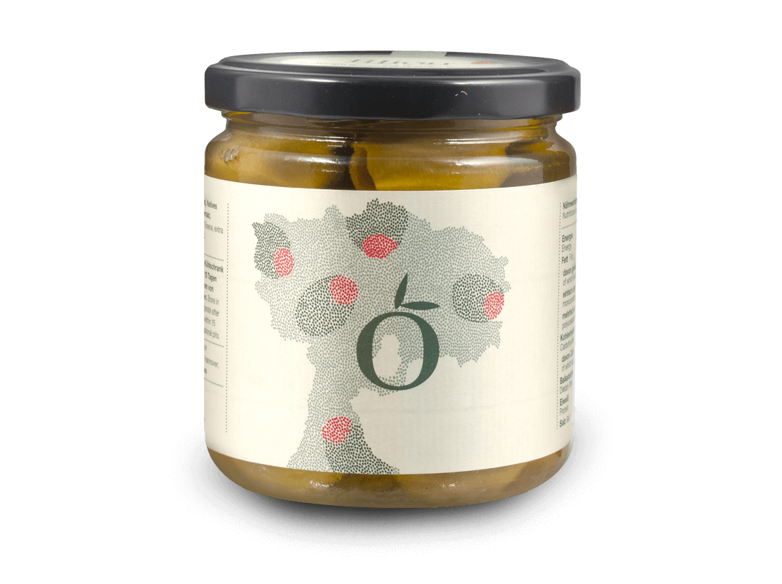 Filion Grüne Oliven gefüllt mit getrockneten Tomaten 380 g