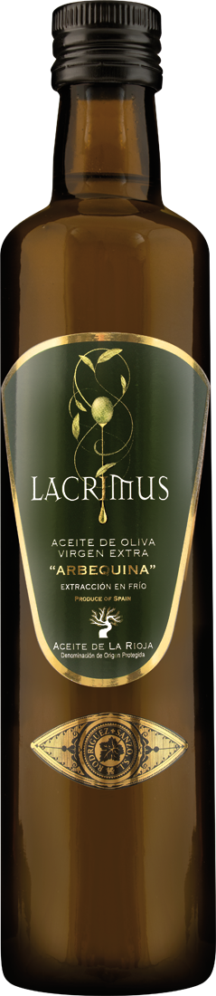 Olivenöl Tropföl LACRIMUS Virgen Extra Arbequina 0,5l