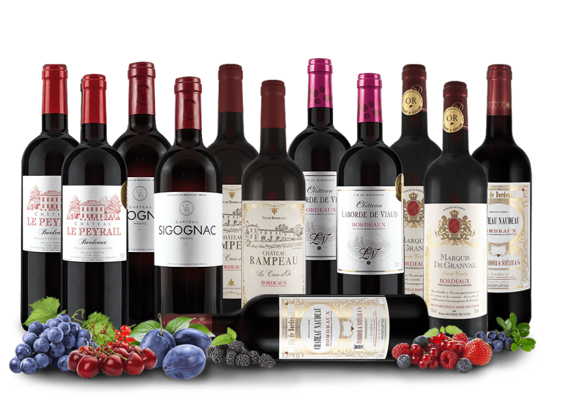 Entdeckerpaket Best of Bordeaux und 4 Gläser gratis
