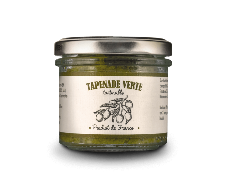 Tartinable Tapenade verte / Olivenpaste grün 100 g